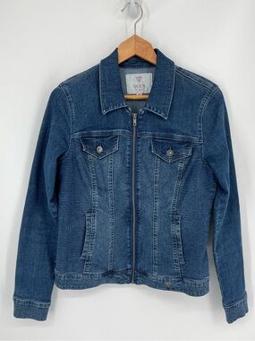 Vintage Guess Jean Jacket Women’s Size Large in Blue - EUC!